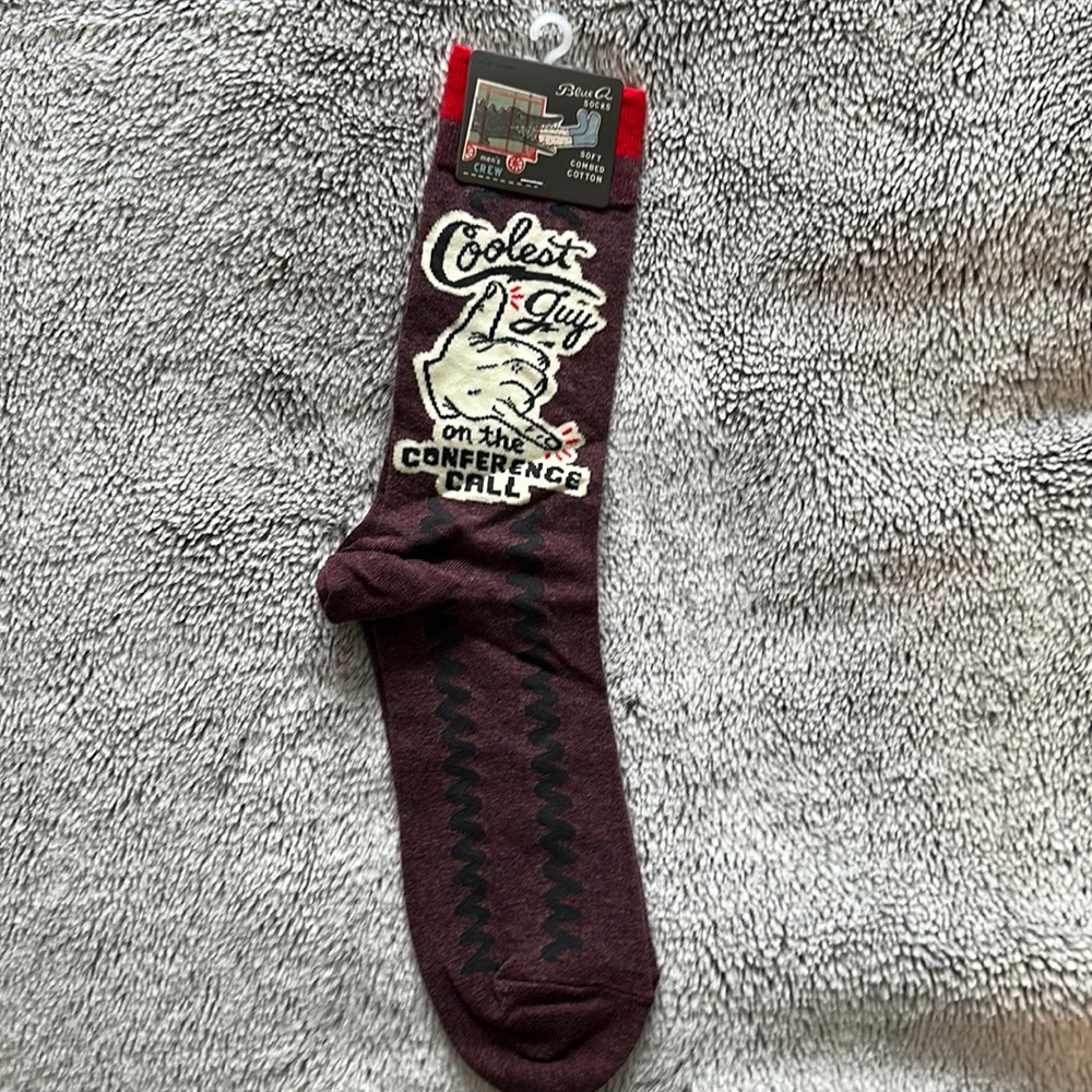 “Coolest guy in the conference call socks”